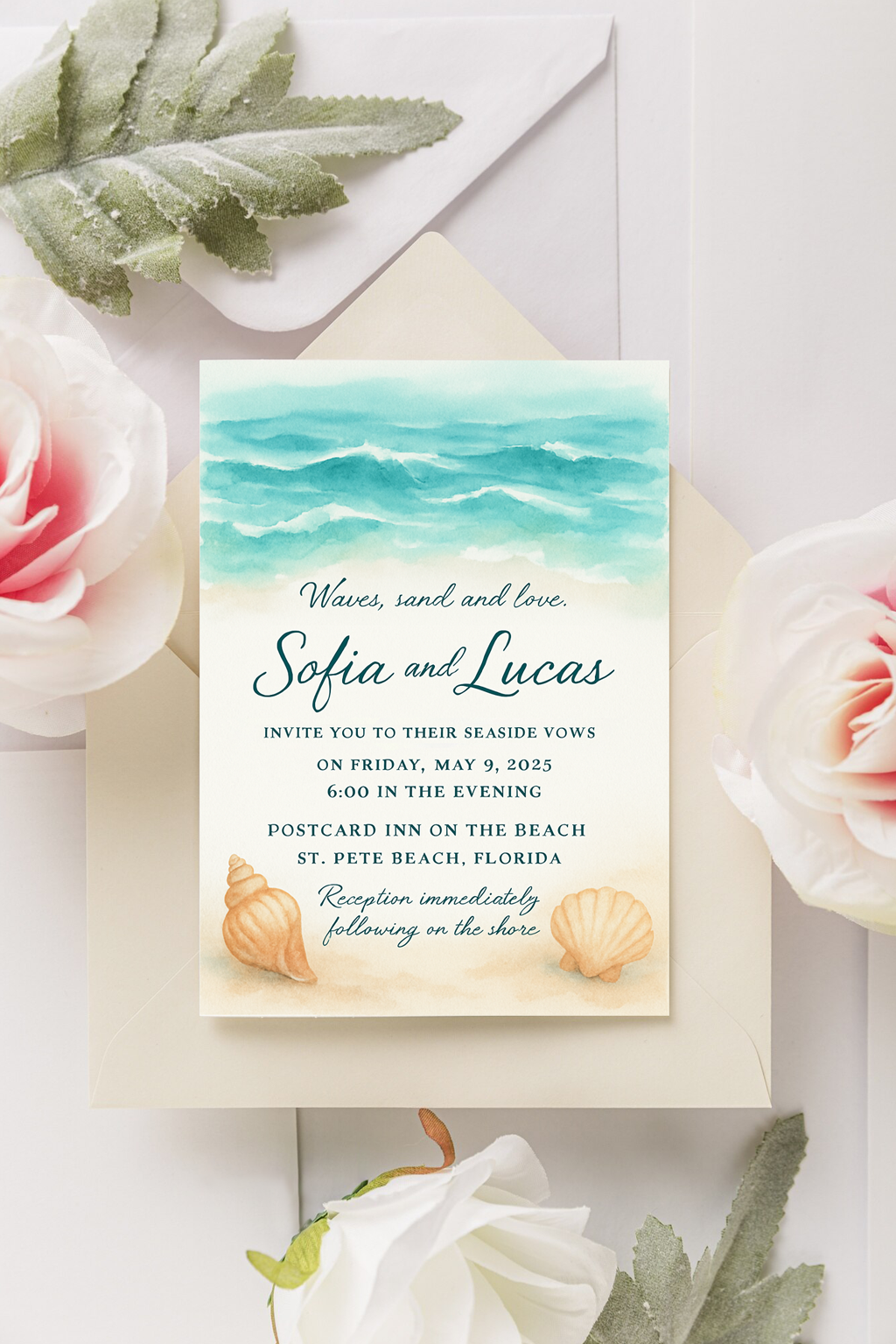 Sofia & Lucas Beach Invite