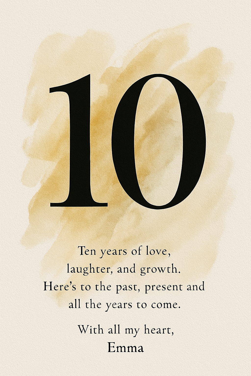 Emma 10 Years Anniversary