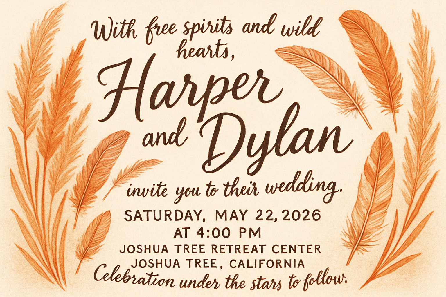 Harper & Dylan Joshua Tree Invite