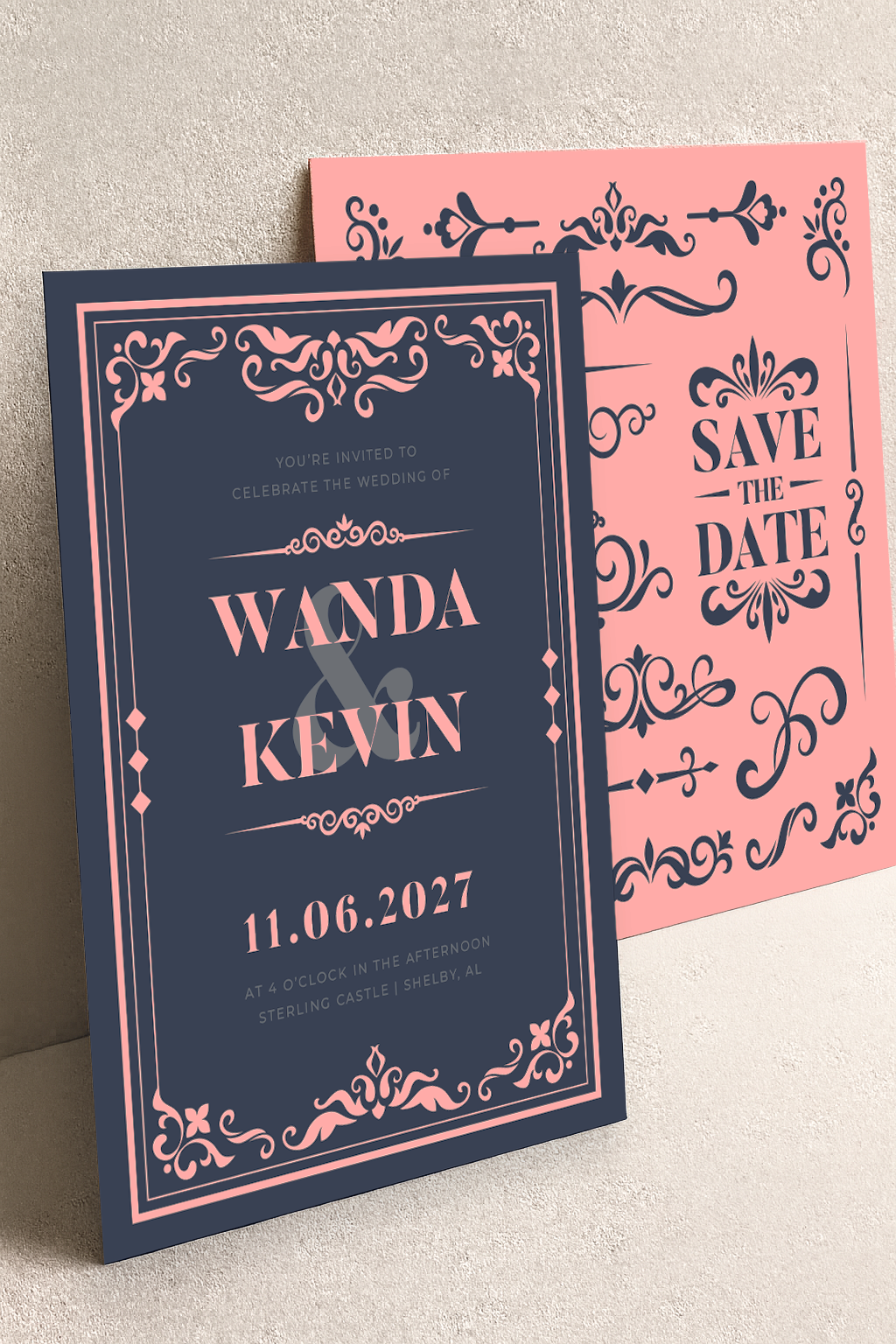Wanda & Kevin Invitation + Save The Date