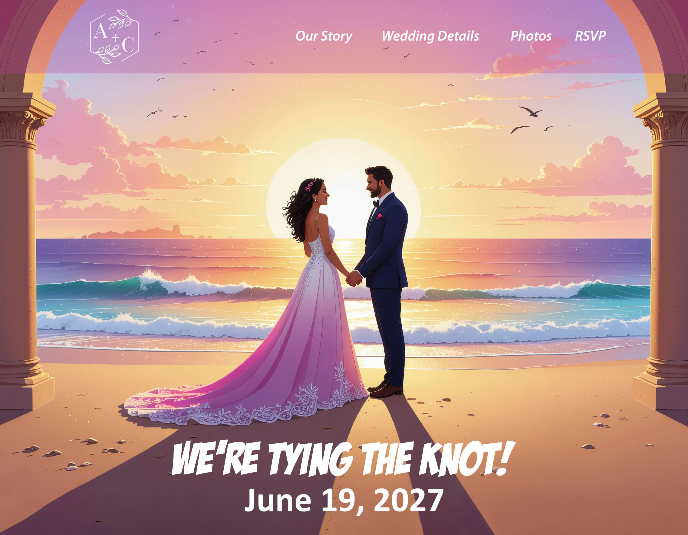 Anthony & Carla Wedding Homepage